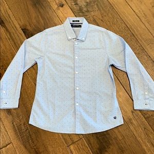 NWOT boy’s Mayoral buttoned shirt, 7. Perfect